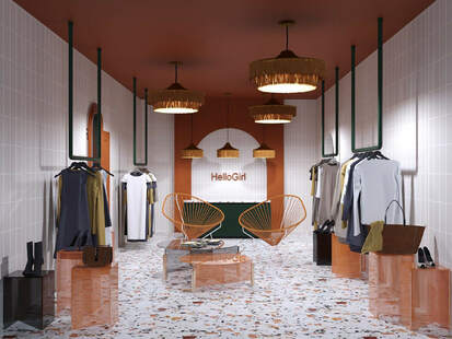 Hello Girl дизайн магазина